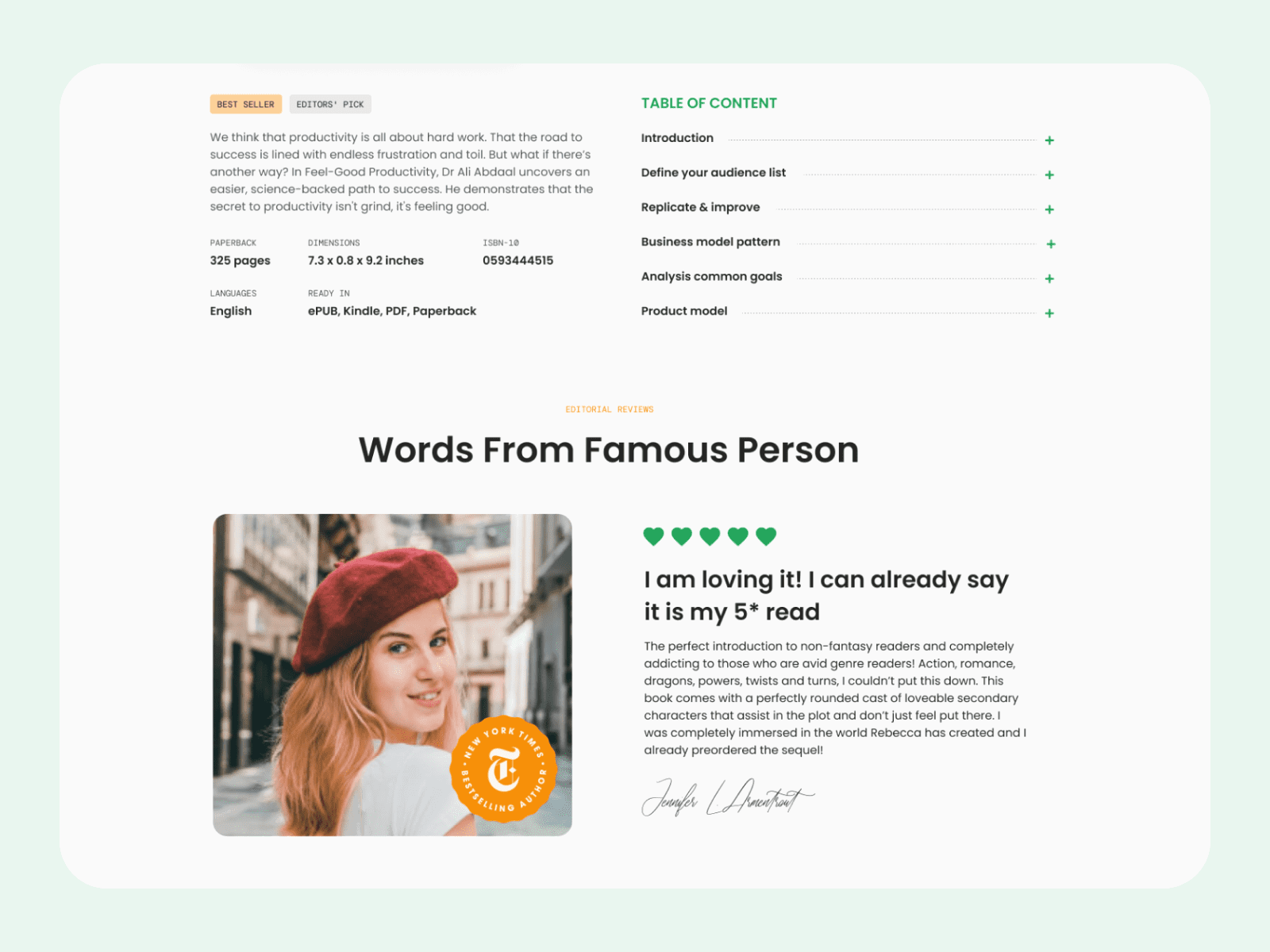 Product preview